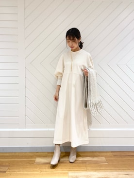 naoさん（レディース・162cm）の冬コーディネート