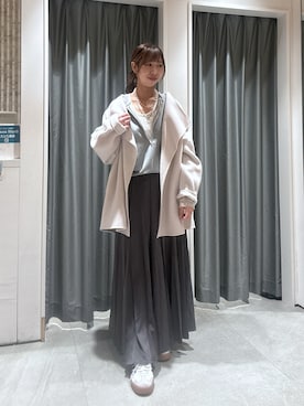 「アイテム（その他アウター）」を使った、naoさん（レディース・162cm・20代）の秋コーディネート