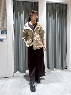 「アイテム（その他アウター）」を使った、naoさん（レディース・162cm・20代）の秋コーディネート