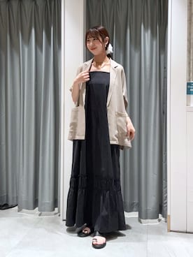 「DouDou（ドゥドゥ）のアイテム」を使った、naoさん（レディース・162cm）の春コーディネート