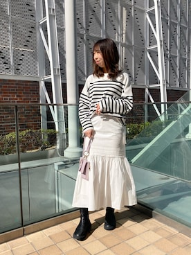 naoさん（レディース・162cm）の冬コーディネート