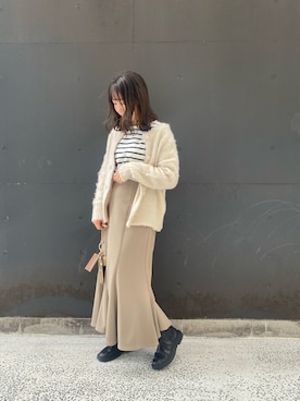 naoさん（レディース・162cm）の冬コーディネート