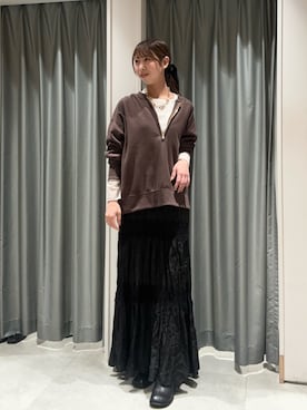 naoさん（レディース・162cm）の冬コーディネート