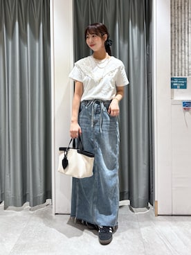 「DouDou（ドゥドゥ）のアイテム（バッグ）」を使った、naoさん（レディース・162cm）の春コーディネート