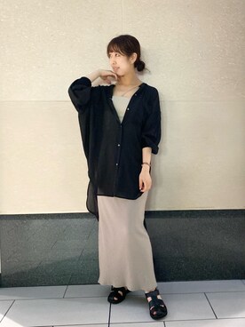 naoさん（レディース・162cm）の夏コーディネート