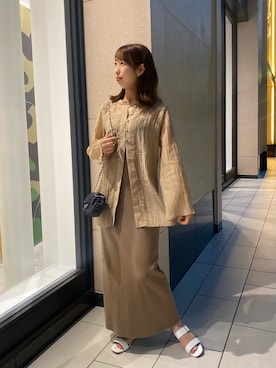 naoさん(レディース・162cm)の夏コーディネート