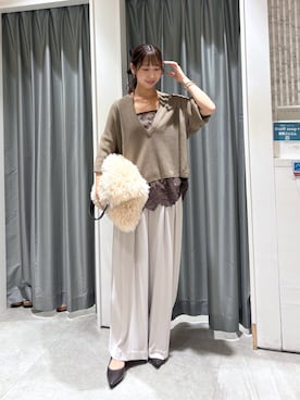 「オトナカワイイ」｜naoさん（レディース・162cm・20代）の秋コーディネート
