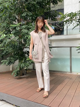 naoさん（レディース・162cm）の夏コーディネート