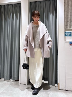 「DouDou（ドゥドゥ）のアイテム」を使った、naoさん（レディース・162cm）の冬コーディネート