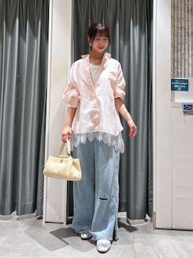 「DouDou（ドゥドゥ）のアイテム」を使った、naoさん（レディース・162cm）の春コーディネート