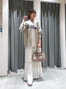 「アイテム（スカート）」を使った、naoさん（レディース・162cm・20代）の秋コーディネート