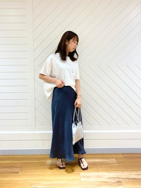 naoさん（レディース・162cm）の夏コーディネート