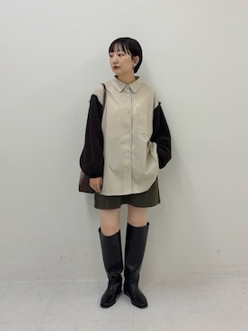 まっちゃんさん(レディース・154cm)の秋コーディネート