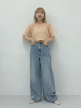 まっちゃんさん（レディース・154cm）の春コーディネート