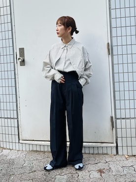 「kbf_ootd」｜「アイテム（スニーカー）」を使った、まっちゃんさん（レディース・154cm）の冬コーディネート