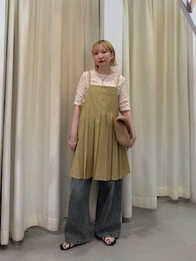 「kbf_ootd」｜「アイテム（ワンピース/ドレス）」を使った、まっちゃんさん（レディース・154cm）の夏コーディネート