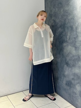 まっちゃんさん（レディース・154cm）の夏コーディネート