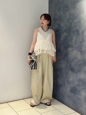まっちゃんさん（レディース・154cm）の夏コーディネート