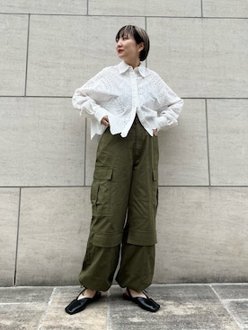 まっちゃんさん（レディース・154cm）の春コーディネート