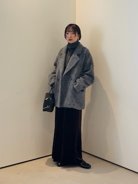 「アイテム（その他アウター）」を使った、まっちゃんさん（レディース・154cm）の秋コーディネート