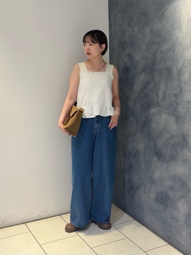 まっちゃんさん（レディース・154cm）の夏コーディネート