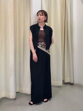 「KBF（ケイビーエフ）のアイテム（ジャケット/アウター）」を使った、まっちゃんさん（レディース・154cm）の春コーディネート