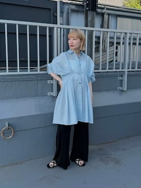 「kbf_ootd」｜「アイテム（ワンピース/ドレス）」を使った、まっちゃんさん（レディース・154cm）の夏コーディネート