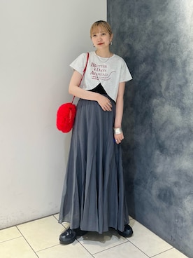 まっちゃんさん（レディース・154cm）の夏コーディネート