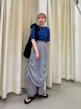 まっちゃんさん（レディース・154cm）の夏コーディネート