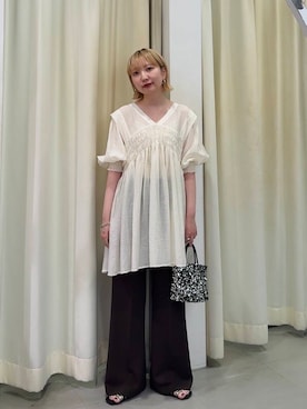 「kbf_ootd」｜「アイテム（ワンピース/ドレス）」を使った、まっちゃんさん（レディース・154cm）の夏コーディネート