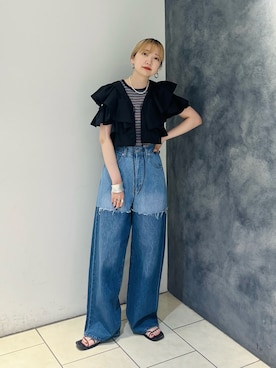 まっちゃんさん（レディース・154cm）の夏コーディネート