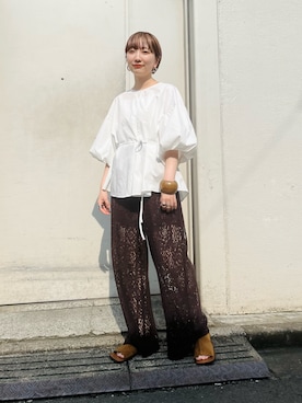 まっちゃんさん(レディース・154cm)の夏コーディネート