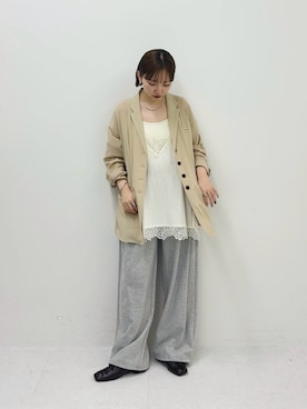 まっちゃんさん（レディース・154cm）の春コーディネート