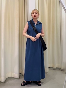 「kbf_ootd」｜「アイテム（ワンピース/ドレス）」を使った、まっちゃんさん（レディース・154cm）の夏コーディネート