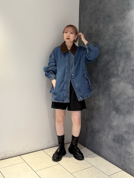 「アイテム（ブルゾン）」を使った、まっちゃんさん（レディース・154cm）の夏コーディネート