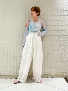 まっちゃんさん(レディース・154cm)の夏コーディネート