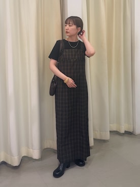 「KBF（ケイビーエフ）のアイテム」を使った、まっちゃんさん（レディース・154cm）の夏コーディネート