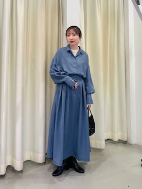 「kbf_ootd」｜「アイテム（ブーツ）」を使った、まっちゃんさん（レディース・154cm）の春コーディネート