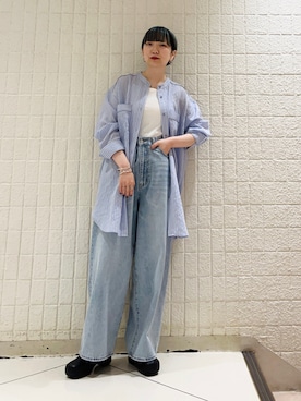 まっちゃんさん（レディース・154cm）の春コーディネート