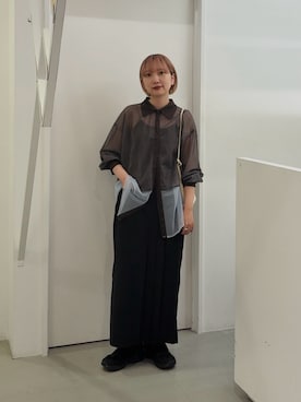 「KBF（ケイビーエフ）のアイテム」を使った、まっちゃんさん（レディース・154cm）の夏コーディネート