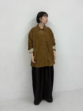 「KBF（ケイビーエフ）のアイテム（ジャケット/アウター）」を使った、まっちゃんさん（レディース・154cm）の夏コーディネート