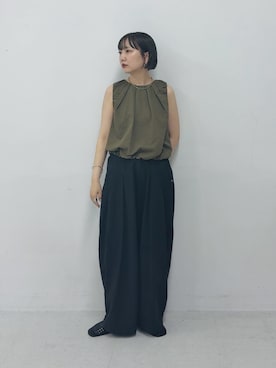 まっちゃんさん（レディース・154cm）の夏コーディネート