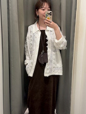 まっちゃんさん（レディース・154cm）の春コーディネート