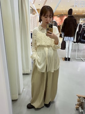 まっちゃんさん（レディース・154cm）の春コーディネート