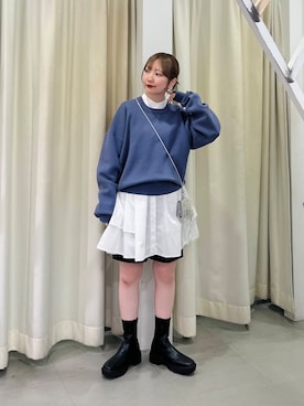 「アイテム（財布）」を使った、まっちゃんさん（レディース・154cm）の冬コーディネート