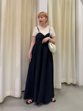 「kbf_ootd」｜「アイテム（ワンピース/ドレス）」を使った、まっちゃんさん（レディース・154cm）の夏コーディネート