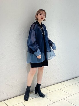 まっちゃんさん（レディース・154cm）の秋コーディネート