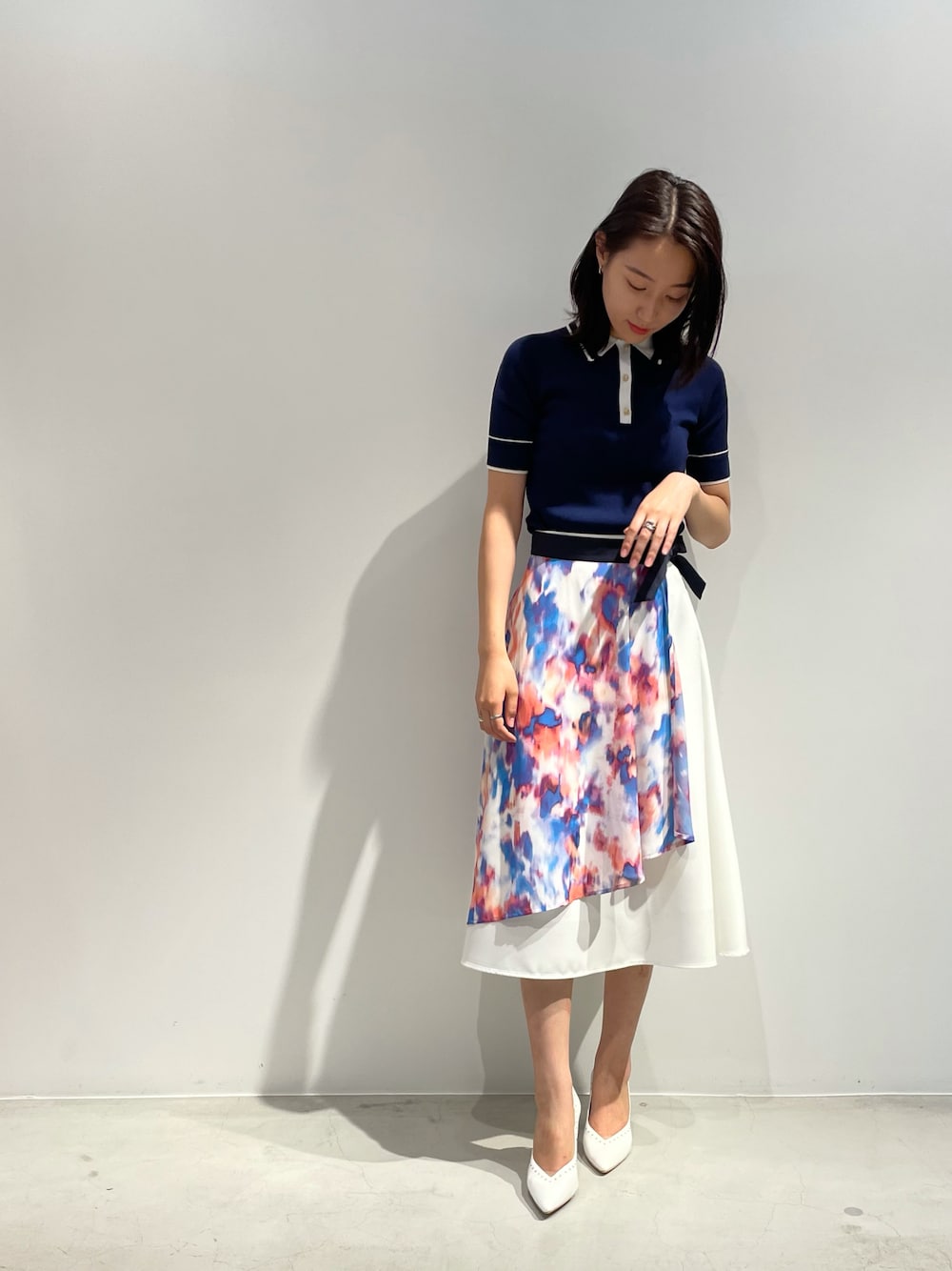 LOVELESS（ラブレス）の「マーブルコンビスカート（スカート