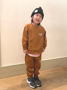 「NIKE（ナイキ）のアイテム」を使った、こども ビームスさん（キッズ・100cm）の秋コーディネート