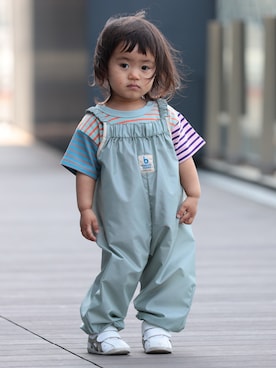 「BEAMS mini（ビームスミニ）のアイテム」を使った、こども ビームスさん（キッズ・80cm）の春コーディネート
